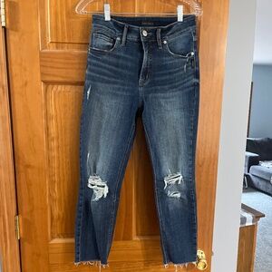 Silver Jeans Avery high waisted skinny crop